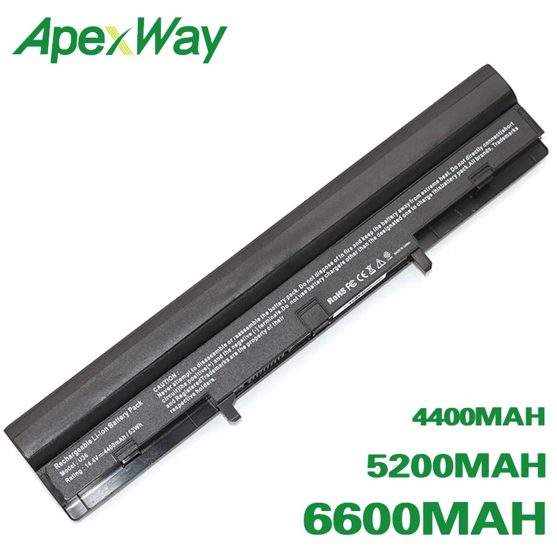 Аккумуляторная батарея ApexWay 8 ячеек для Asus U36 U36J U36S U36SD U36JC U36SG U36K U82E U82U U84S U32 |