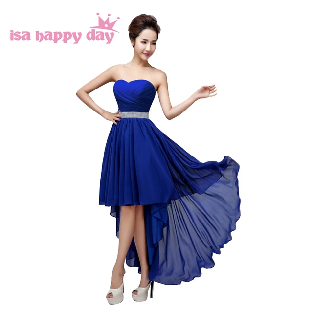 Braidsmaid Las Dark Blue Bridesmaid Dresses Sweatheart New Dress Braidsmaid Las Dark Blue Bridesmaid Dresses Sweatheart New Dress Y Strapless Front Short Long Back Soiree