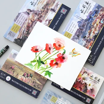 

300g/m2 Professional Watercolor Paper 16K/32K Hand Painted Watercolor Book for Painting Drawing Supplies