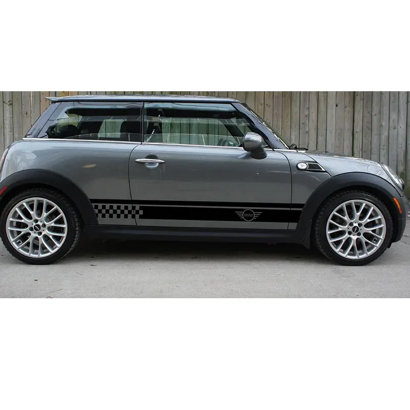 

2pcs for Mini Cooper S Side Car Stripes Vinyl Graphics Decal Sticker da4-0020