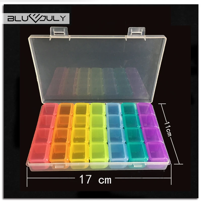 [DIAMOND PAINTING ACCESSORY] 28 Slots Diamond Embroidery Box Diamond