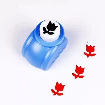 

free shipping paper tulip cutter 15mm 5/8'' shapes craft punch diy puncher paper cutter scrapbooking punches scrapbook flower