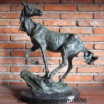 

Furniture Decoration Copper Bronze Sculpture Art Abstract Zodiac Horse Statue