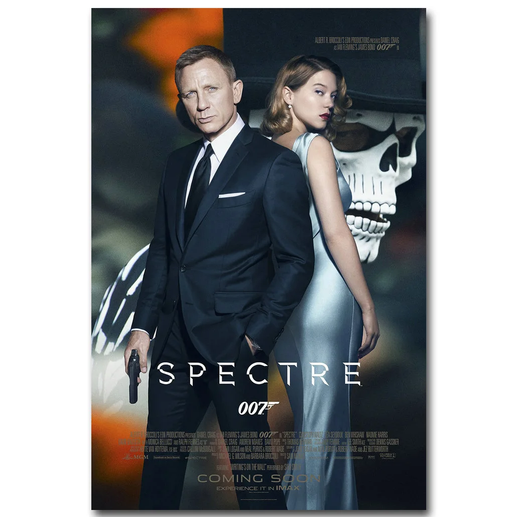 007 спектральный художественный шелковый тканевый постер с принтом 13x20 24x36 дюймов