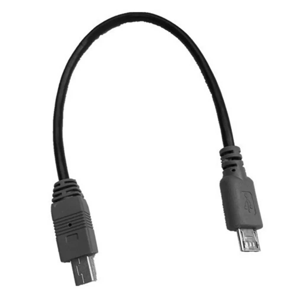 20 см для микро-флеш-накопителя USB мини USB OTG кабель со штыревыми соединителями на обоих концах для подключения конвертер адаптер для зарядки и синхронизации данных Mini 5-контактный USB кабель-удлинитель