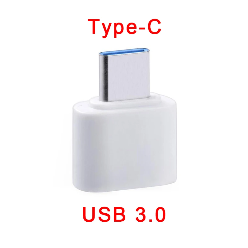 Mini type C к Micro USB конвертер type-c адаптер Android смартфон разъем сплиттер совместимый зарядки передачи данных для телефона - Цвет: 016 white