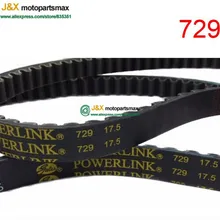 Ремни 729 17,5 30 Gates Powerlink 729-17,5-30 CVT приводной ремень для большинства GY6 50cc 139QMB Скутер мопед, Sunl, танк, TNG, Vento, VIP