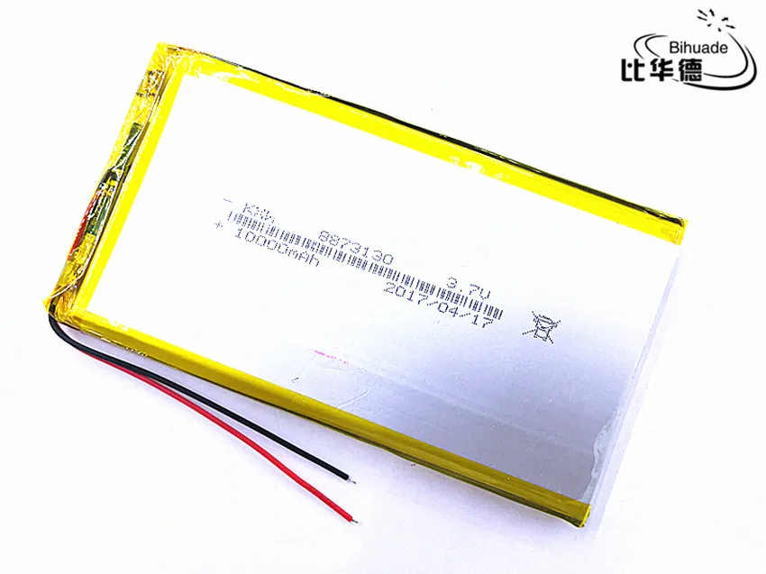 Литий полимерная аккумуляторная батарея 1 шт./лот 3 7 В 8873130 10000 мАч|lithium polymer