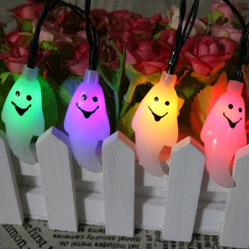 

LED String Lights Lanterns Lamp 10 LED 1.5M Halloween Decor Ghost for DIY Home Bar Outdoor Party Supplies