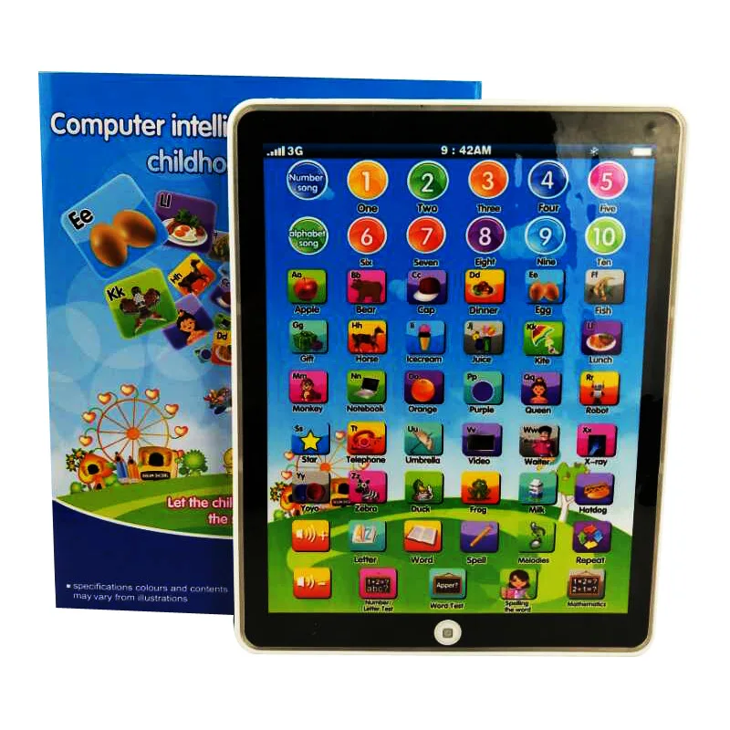 

New Russian English Learning Machine Early Kids Tablet Interactive Learning Education Toys Leaning Computer for Child Gift