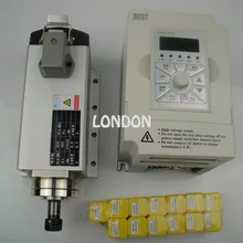 Комплект ЧПУ шпинделя ER11 800 Вт воздушного охлаждения мотор шпинделя+ 1.5KW Инвертор+ 13 штук ER11 Цанги