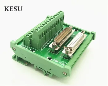 

25 pin DB25 25Pin D-SUB Female Male signals Terminal PCB Breakout Module box Adapter Connector with bracket