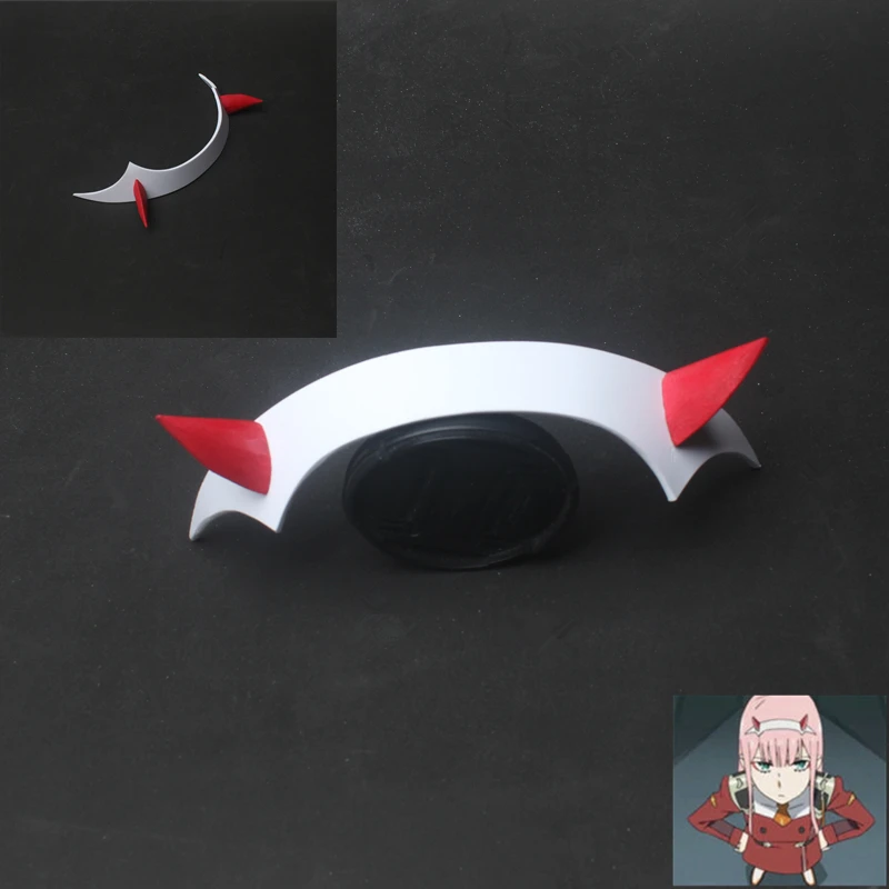 

DARLING in the FRANXX Zero Two Cosplay Prop Headwear PVC Horn Headband Hairband