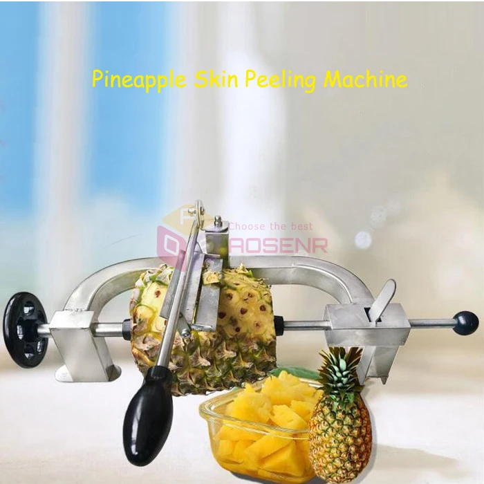 High Efficiency Manual Stainless Steel Pineapple Skin Peeler Machine Pineapple Pitting Machine
