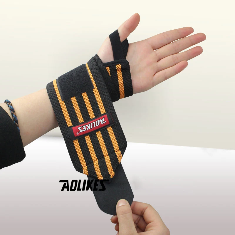 High quality Wrist Support Straps Wraps For Weight Lifting Fitness Gym