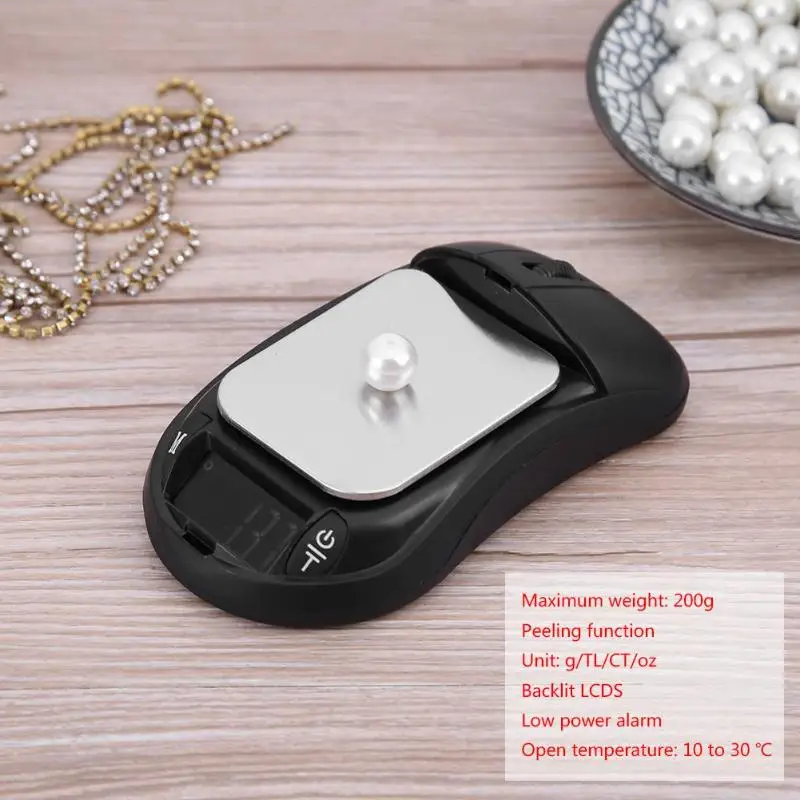 Портативный мини ЖК-дисплей весы в виде мыши цифровой электронный Высокая точность ювелирной шкалы весы Баланс Вес инструменты