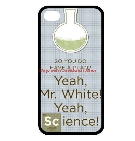 Мода Breaking Bad Вдохновленный Науки Чехол для iPhone 4 4s 5 5s 5c 6 Plus |