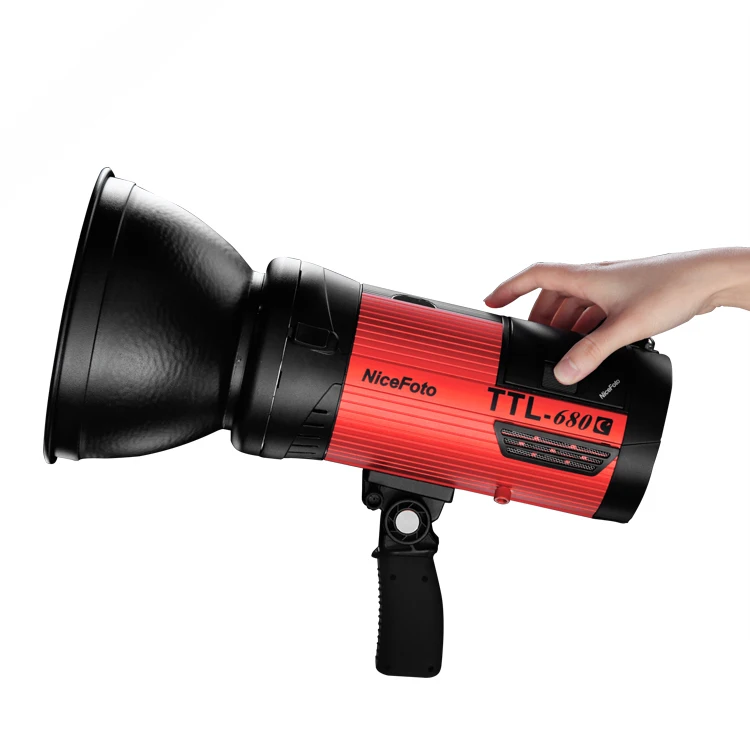 Портативная студийная стробоскопическая вспышка Nicefoto TTL 680C 600W HSS 1/8000 для Canon 680C|light