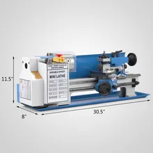 

DIY 550W Mini Metal Rotating Lathe 2500r/min Motor Metalworking Benchtop Machine