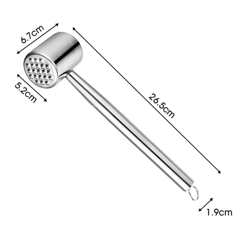 304 из нержавеющей стали мясо молоточек для мяса свинины отрубить свободное мясо металла Tenderizers Pounder кухонные приспособления аксессуары