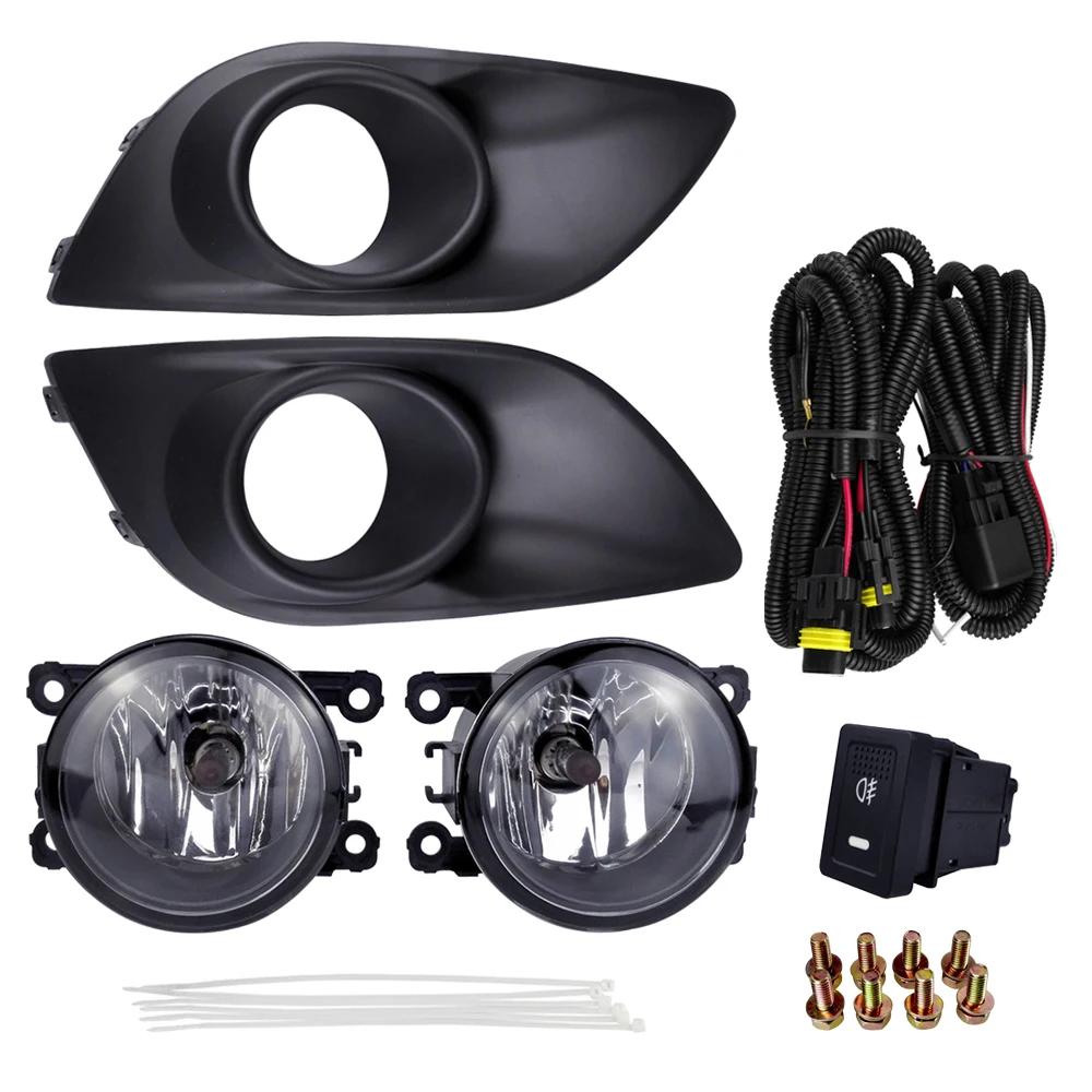 

Automobile Fog Light Assembly For Suzuki Swift 2012 4300K High Power Car Headlight Halogen Bulb Plastic Lamp Cover Replacement
