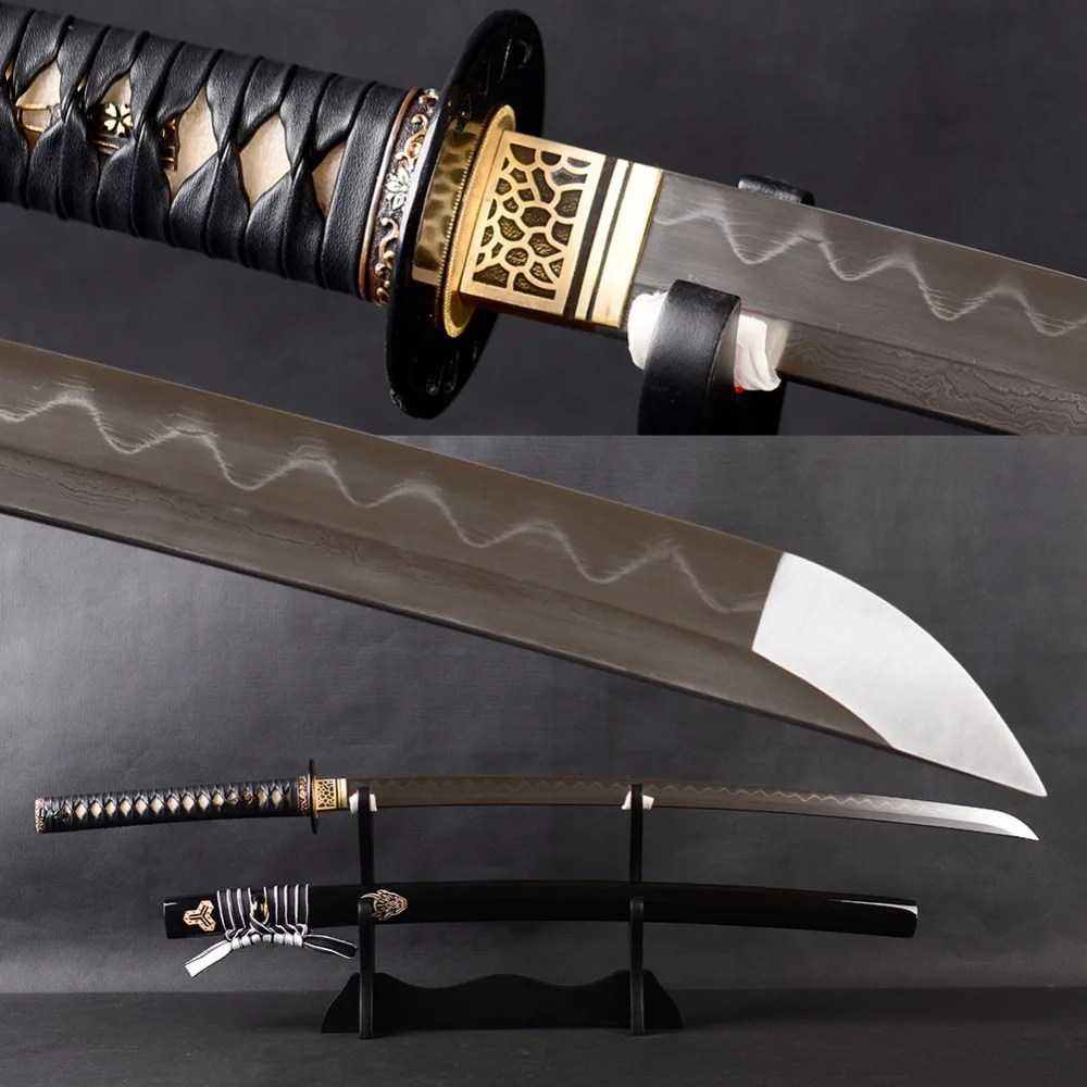 Buy No Blood Groove Japanese Katana Sword Damascus