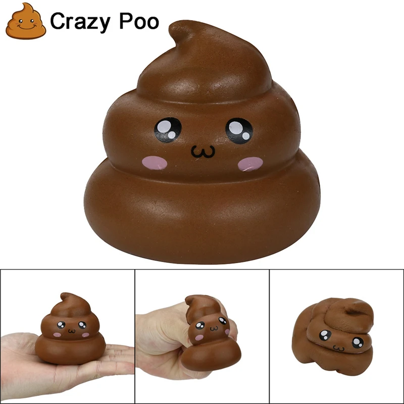 

Lovely Toy For Kids Squishy Exquisite Fun Crazy Poo Scented Charm Slow Rising Stress Reliever Toy Boys&Girls 4**