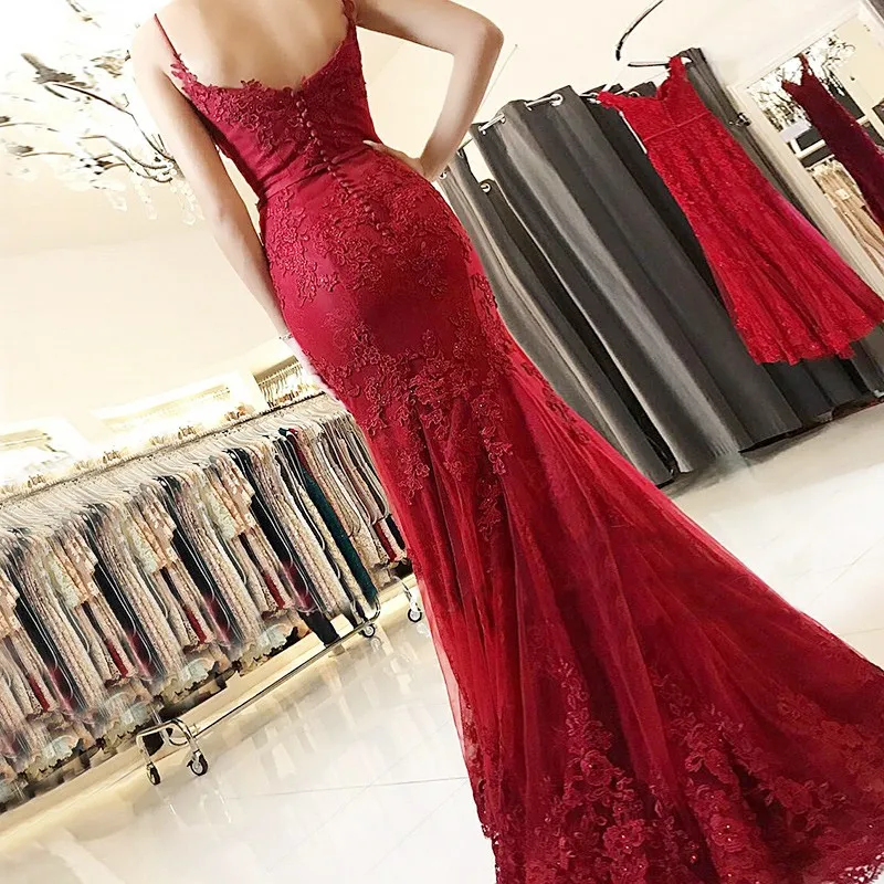 Robe de Soiree 2020 платье на бретельках с открытой спиной для торжеств торжественное