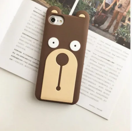 Marchcover 3D милый мультяшный куриный медведь силиконовый чехол для iPone 11 pro X XS 8 7 6 6s plus