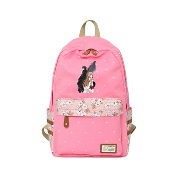 

High Quality Backpack Sword Art Online Travel Bags point Kawaii Anime Kids Bags Students Backpacks Children's Day Present