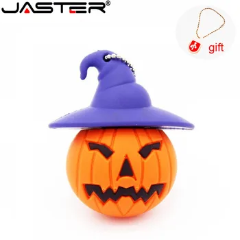 

JASTER Cartoon pen drive 8GB 16GB 32GB pumpkin head Usb Flash Drive Pendrive memory stick U disk USB creativo Wholesale