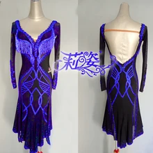 Кисточкой латинские танцы платье Костюмы костюм для сальсы латинские танцы платье стиль конкурс латиноамериканских танцев платье