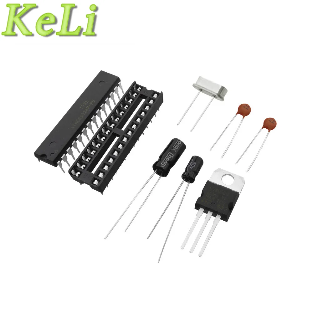 5 комплектов ATMEGA328P-PU без загрузчика + DIP-разъем и комплект crystal 16 МГц | Компьютеры