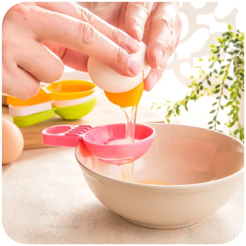 Eco Friendly Cooking Tool Egg Divider Egg Separator Sifting Gadget