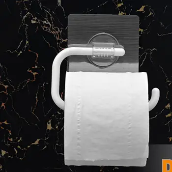 

Hot Self Adhesive Style Kitchen Paper Towel Toilet Paper Holder Bathroom Storage Tissue Roll Hanger Contemporary