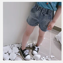 Джинсовые шорты для девочек летние джинсовые шорты для девочек детские ковбойские шорты индивидуальная повседневная одежда для секса