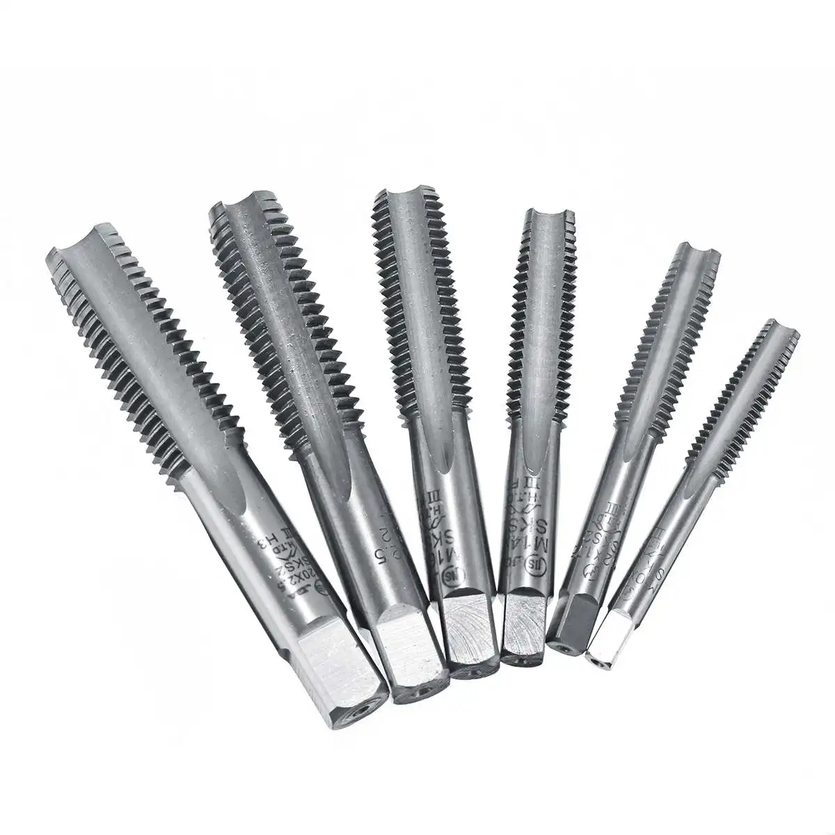 

3pcs HSS Machine straight Groove Tap Screw Thread Metric Hand Tap Drill Set Hand Tools M10 M12 M14 M1 M18 M20