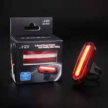 

Free Ship Bicycle Lamp 100 LM Rechargeable LED USB COB Mountain Bike Tail Light Taillight MTB Safety Warning Bicycle Rear Light