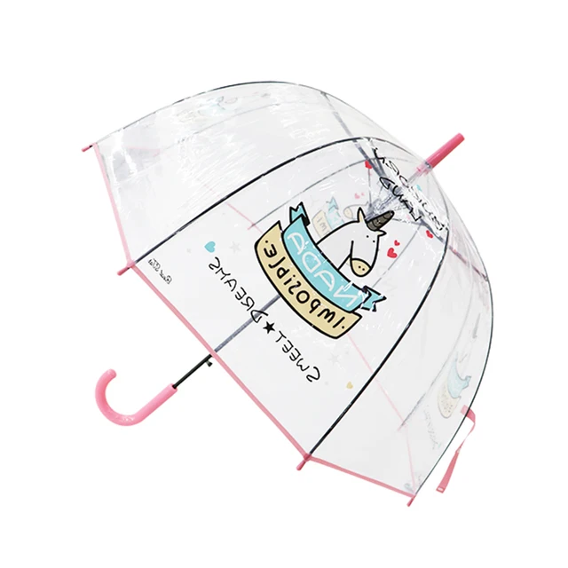 Unicorn Transparent Umbrella