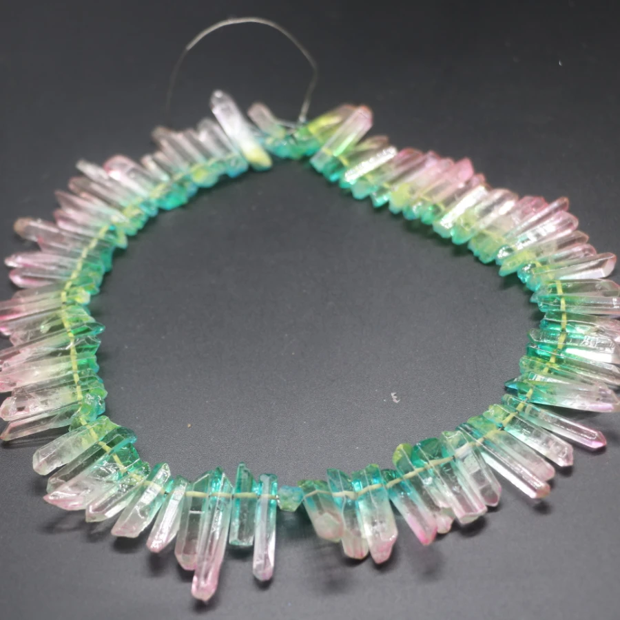 

Прибл. 58 шт., каменная подвеска в виде точки для ожерелья