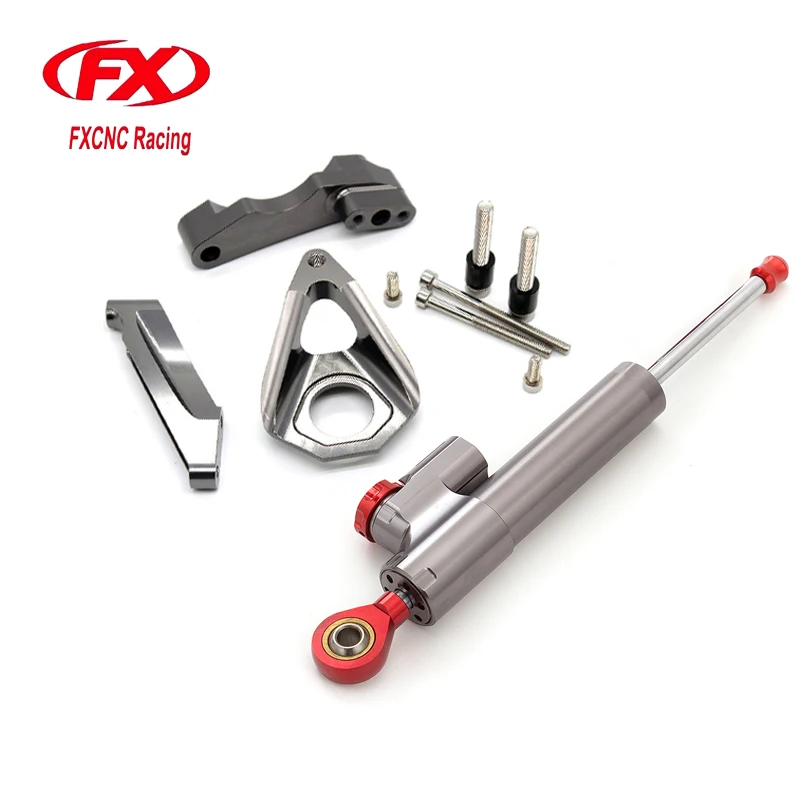 

Aluminum Motorcycles Steering Stabilize Damper Bracket Mount Kit For Suzuki GSXR 1000 GSXR1000 2001- 2004 2002 2003 Motobike