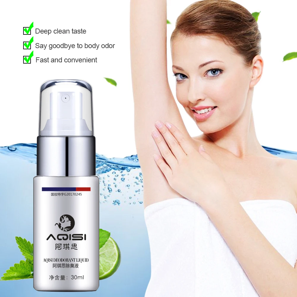 إزالة رائحة الجسم ، hyperhidrosis المكونات وفعالة التطهير صيغة مضاد للعرق ، مزيل العرق برفان حريمي 30 مللي TSLM1