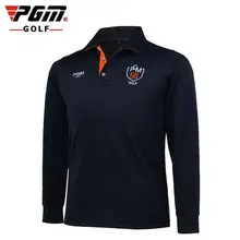 PGM осень и зима Гольф Футболка мужская с длинным рукавом быстросохнущая рубашка для гольфа для мужчин Спорт досуг футболки поло для гольфа дышащая одежда