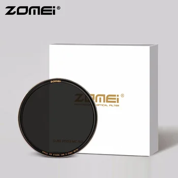 

ZOMEI Slim ND Filter ND8 ND64 ND1000 Silver Rimmed Optical Glass filter 49/52/55/58/62/67/72/77/82mm for Camera Nikon Canon Sony
