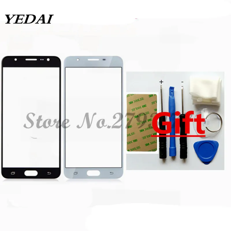 YEDAI инструменты + Новый для samsung J5 Prime G750 передняя внешняя Замена стеклянного
