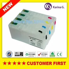 1 комплект пустой перезаправляемый картридж для T7011 T7012 T7013 T7014 с чип для Epson WP-4000 4015DN 4025DN 4095DN 4525DNF 4535DW