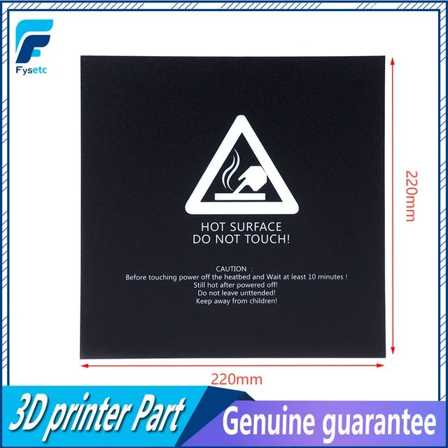 Special Price 1pc 220x220mm black Frosted Heated bed For Wanhao i3 Anet A8 A6 Ender-3 3D Printer Sticker Build Sheet build plate tape Special Price 1pc 220x220mm black Frosted Heated bed For Wanhao i3 Anet A8 A6 Ender-3 3D Printer Sticker Build Sheet build plate tape