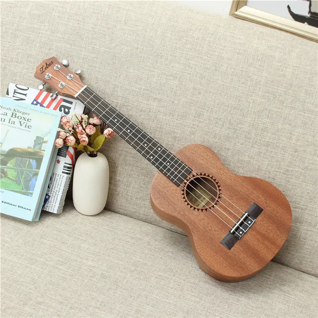 Zebra 26 Inch 4 Strings Sapele Alto Hawaii Ukulele Uke 18