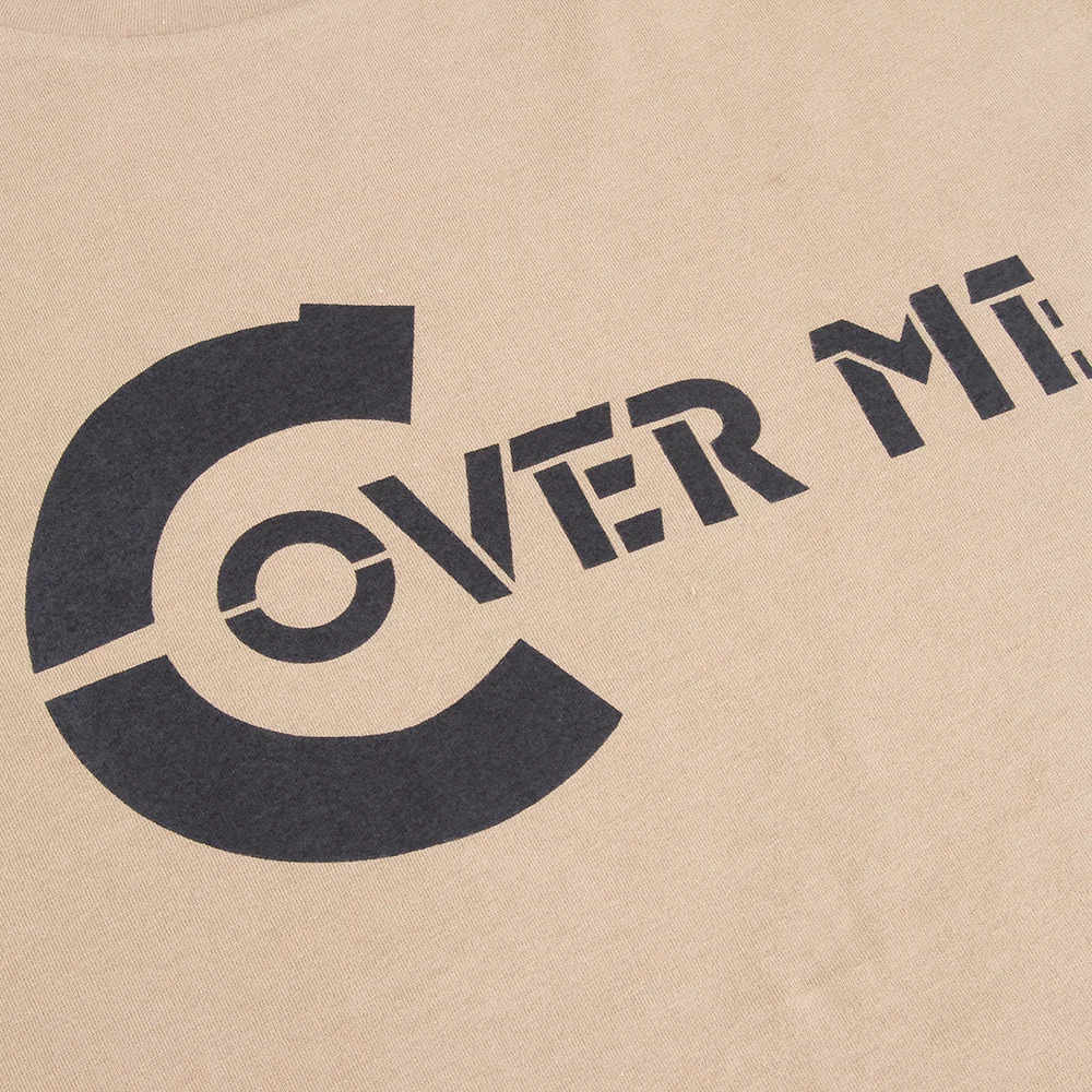 Outdoor Men's Crewneck T-Shirt Cover Me Word Shirt Graphic Tees Tops Tees Tops