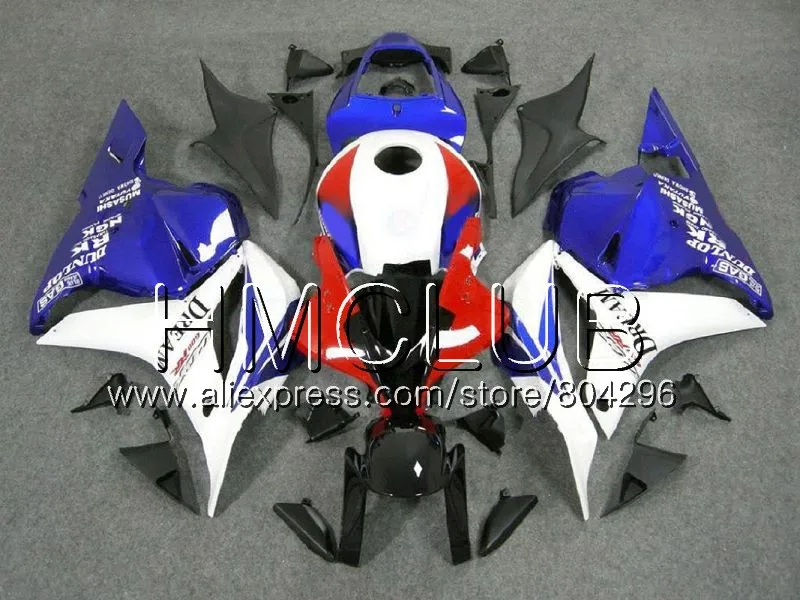 Литые изделия для Honda CBR600RR CBR 600 R F5 09 10 11 12 66HM21 CBR 600RR 600F5 CBR600 RR 2009 2010 2011 2012 зеленый Белый обтекателя - Цвет: No. 13